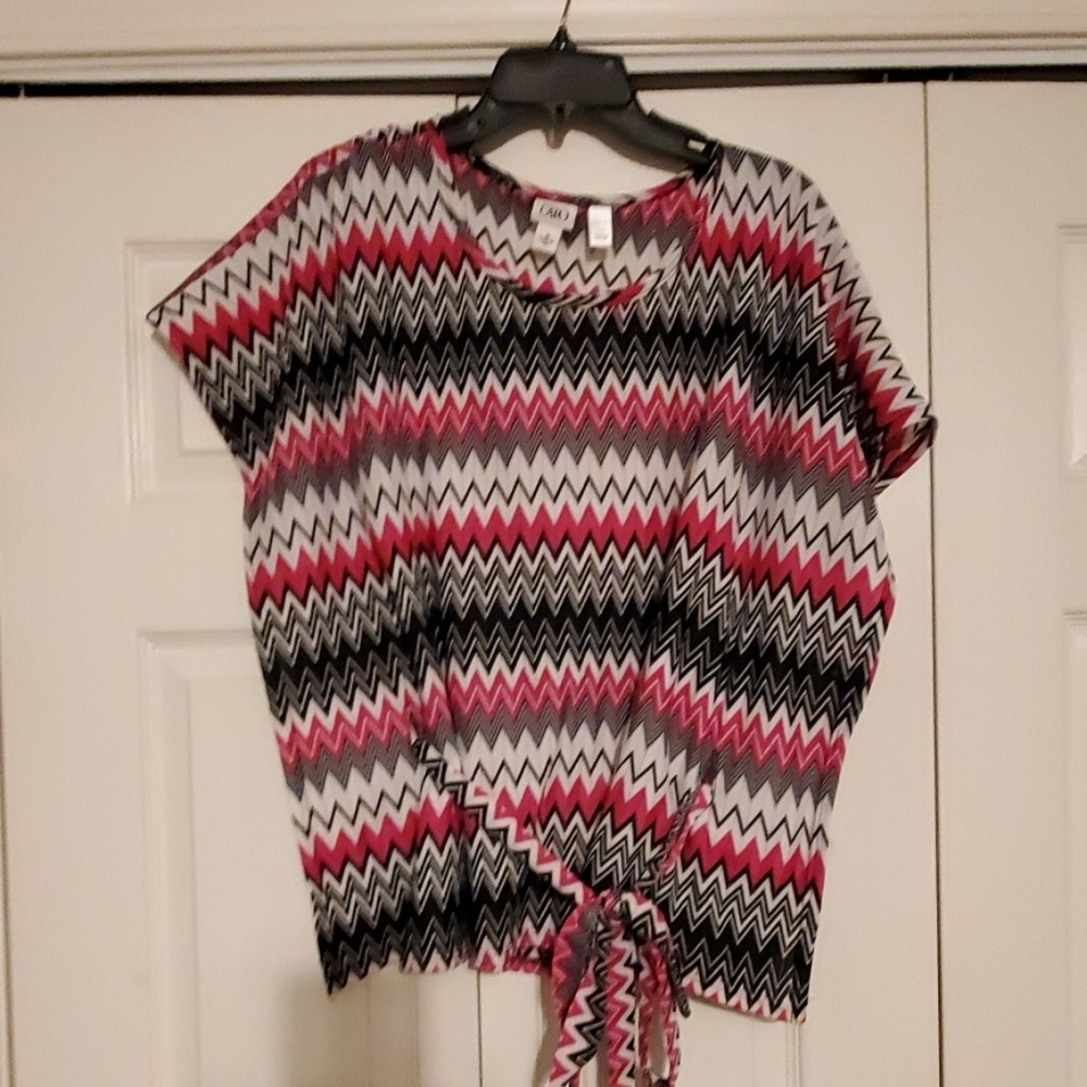 Chevron  dressy top